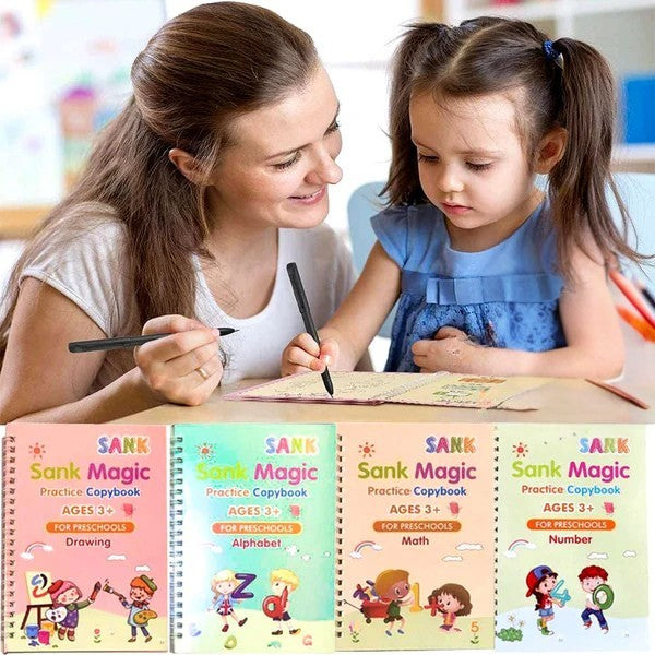 Kids Magic Ink Reusable Hand Writing Kit