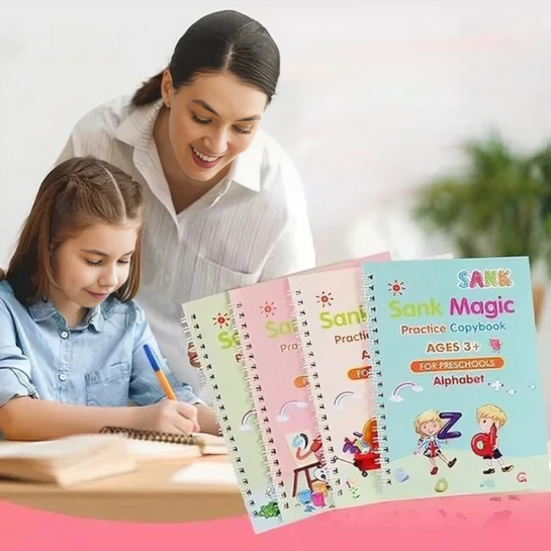 Kids Magic Ink Reusable Hand Writing Kit