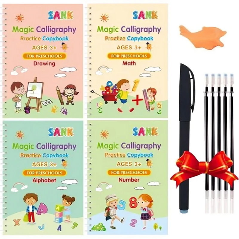 Kids Magic Ink Reusable Hand Writing Kit